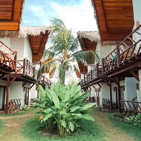 Ap Vila Mar Pé na areia com vista para o mar e piscina Barra Grande  Esterno foto