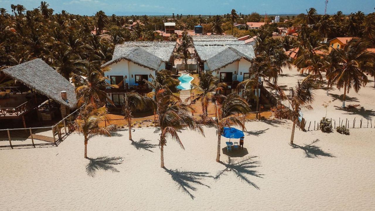 Ap Vila Mar Pé na areia com vista para o mar e piscina Barra Grande  Esterno foto