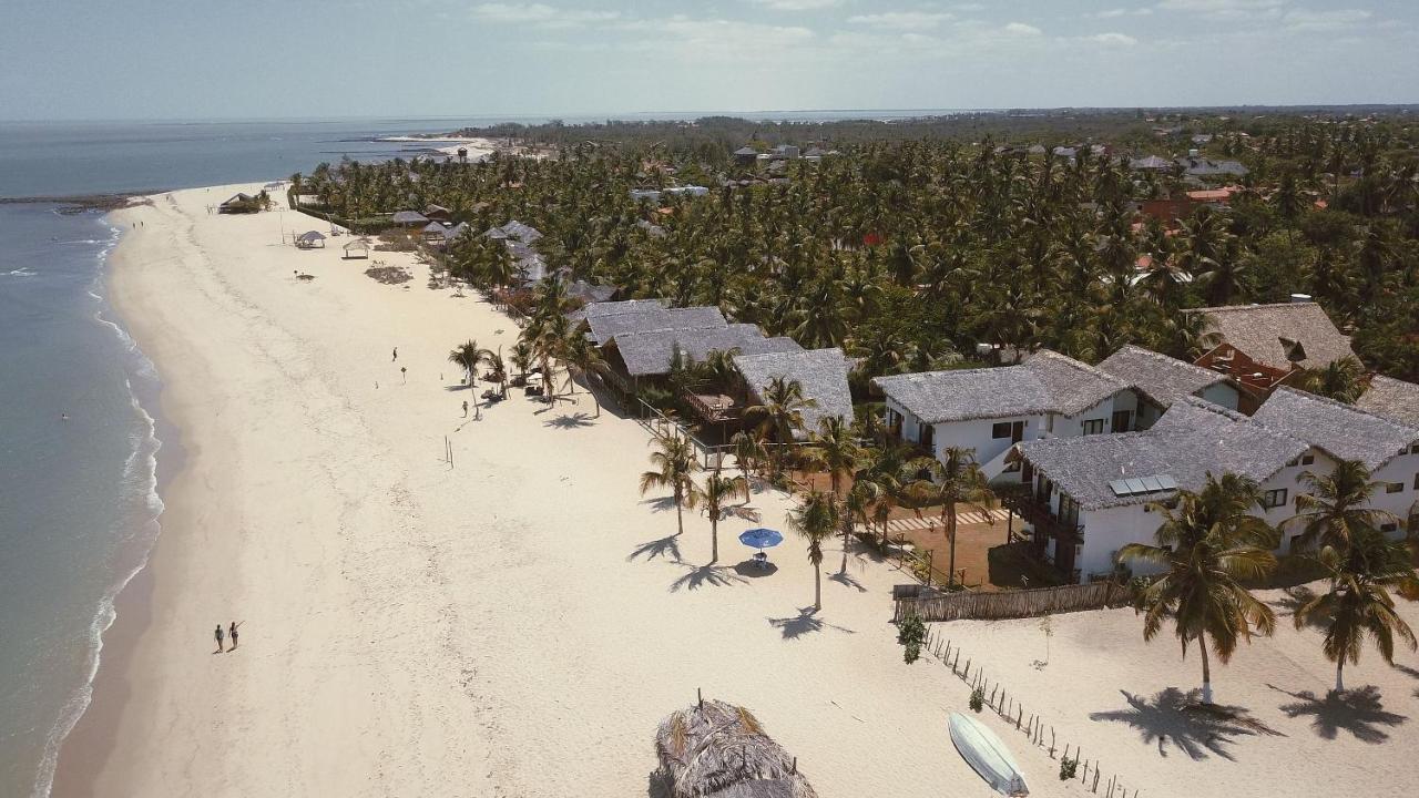 Ap Vila Mar Pé na areia com vista para o mar e piscina Barra Grande  Esterno foto