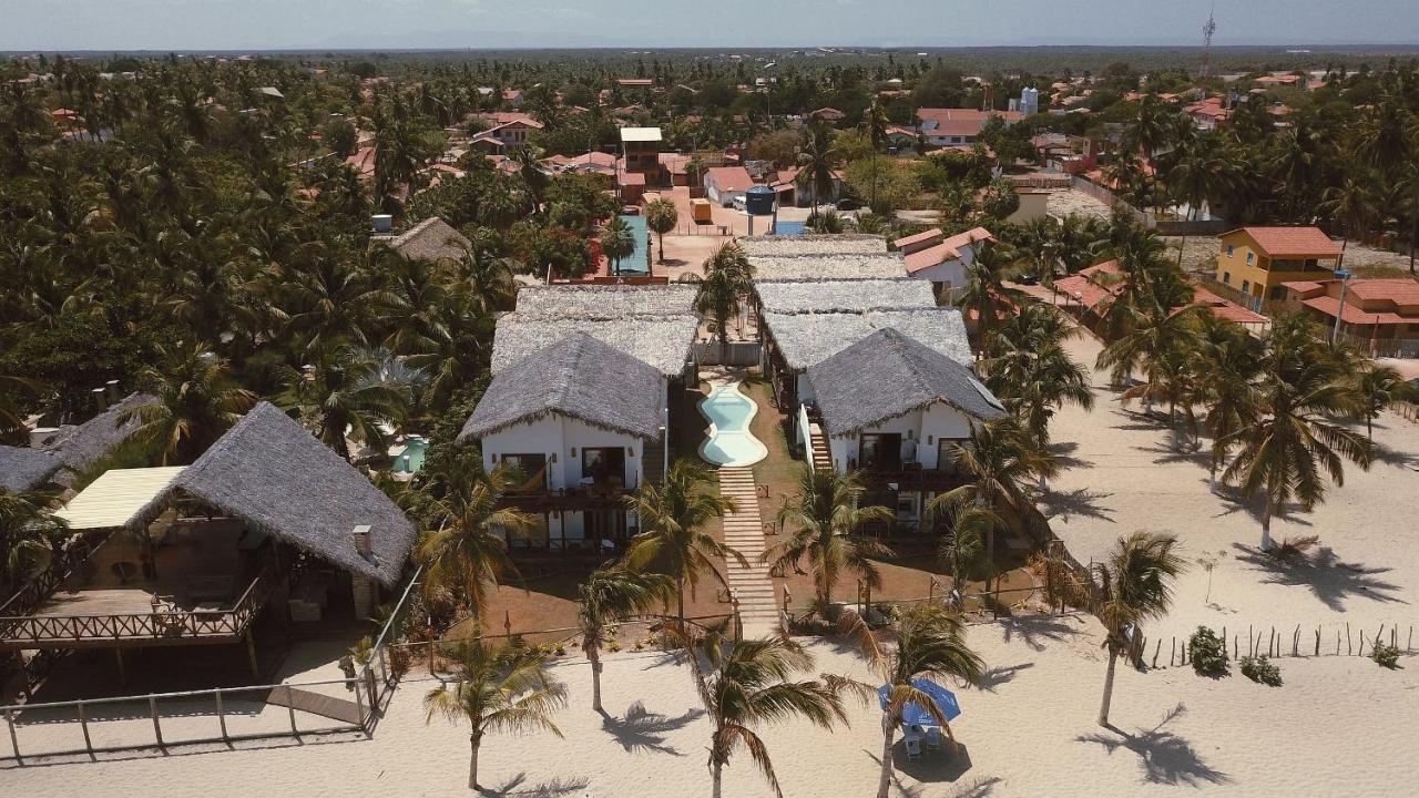 Ap Vila Mar Pé na areia com vista para o mar e piscina Barra Grande  Esterno foto